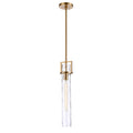 Arabela Lighting 85246-1 Lacquered Gold 22.5'' Jayden Pendant In  Lacquered Gold  With  Slender Water Glass Image 1