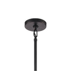 Arabela Lighting 85250-16 Matte Black 35.5'' Sophie Pendant In Matte Black With Textured Rectangular Glass Panels Image 5