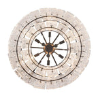 Arabela Lighting 85251-9 Matte Black 28'' Sophie Pendant In Matte Black With Textured Rectangular Glass Panels Image 7