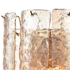 Arabela Lighting 85264-2 Lacquered Gold 13''  Fire And Ice  Wall Sonce In Lacquered Gold With Textured Champagne Glass Image 4