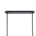 Arabela Lighting 85273-8 Dark Bronze 56'' Concentra Linear Chandelier In Dark Bronze With Striated White Glass Globes Image 5