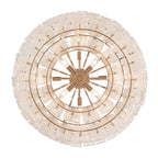 Arabela Lighting 85350-16 Lacquered Gold 35.5'' Sophie Pendant In Lacquered Gold With Textured Rectangular Glass Panels Image 5
