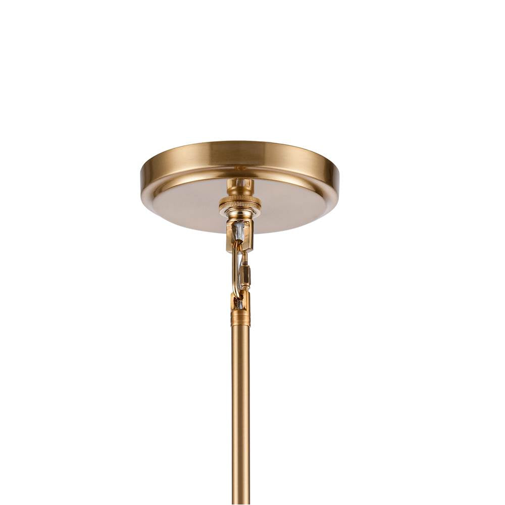 Arabela Lighting 85361-5 Lacquered Gold 21''  Fire And Ice  Chandelier In Lacquered Gold With Textured Dark Amber Glass Image 5