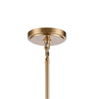 Arabela Lighting 85361-5 Lacquered Gold 21''  Fire And Ice  Chandelier In Lacquered Gold With Textured Dark Amber Glass Image 5