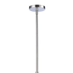 Arabela Lighting 85376-1 Polished Chrome 13.75'' Concentra Pendant In Polished Chrome With Striated White Glass Globes Image 4