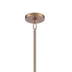 Arabela Lighting 85411-13 Satin Brass 31.5'' Chateau Pendant In Satin Brass With Curved Arctic Mist Glass Image 4