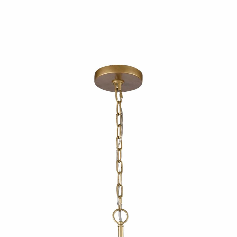 Arabela Lighting 85422-12 Peruvian Gold 42'' Crystal Fusion Chandelier In Peruvian Gold With Large Faceted Clear Crystals Image 6