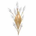 Arabela Lighting 85423-1 Peruvian Gold 20'' Crystal Fusion Sconce In Peruvian Gold With Large Faceted Clear Crystals Image 1
