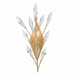 Arabela Lighting 85423-1 Peruvian Gold 20'' Crystal Fusion Sconce In Peruvian Gold With Large Faceted Clear Crystals Image 1