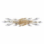 Arabela Lighting Crystal Fusion 25.5'' Crystal Fusion Vanity In Peruvian Gold With Large Faceted Clear Crystals