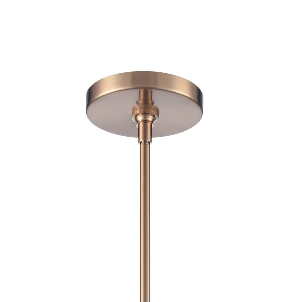Arabela Lighting 85436-1 Lacquered Gold 9'' Cabana Pendant In Lacquered Gold With Dried Corn Leaf Wrap Image 6