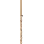 Arabela Lighting 85436-1 Lacquered Gold 9'' Cabana Pendant In Lacquered Gold With Dried Corn Leaf Wrap Image 5