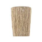 Arabela Lighting Cabana 11.75'' Cabana Sconce In Lacquered Gold With Dried Corn Leaf Wrap