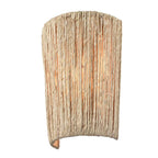 Arabela Lighting 85438-1 Lacquered Gold 11.75'' Cabana Sconce In Lacquered Gold With Dried Corn Leaf Wrap Image 5