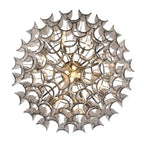Arabela Lighting 85512-17 Polished Chrome 39.5'' Chateau Pendant In Polished Chrome With Curved Dark Gray Smoke Glass Image 8