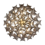 Arabela Lighting 85514-20 Polished Chrome 31.5'' Chateau Pendant In Polished Chrome With Curved Dark Gray Smoke Glass Image 8