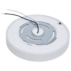 Satco  11 Watt 7 Inch Trimless Surface Mount - 27k/3k/35k/4k/5k Cct - Line Voltage Dimmable - White Finish - 120 Volt