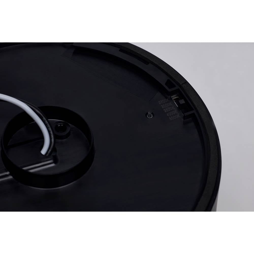 Satco 62-1005 Black 9 Watt 5 Inch Trimless Surface Mount - 27k/3k/35k/4k/5k Cct - Line Voltage Dimmable - Black Finish - 120 Volt Image 7