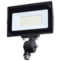 Satco 65-730 Bronze 50 Watt Led Dob Tempered Glass Flood Light - 5000k Cct - Bronze Finish Image 1