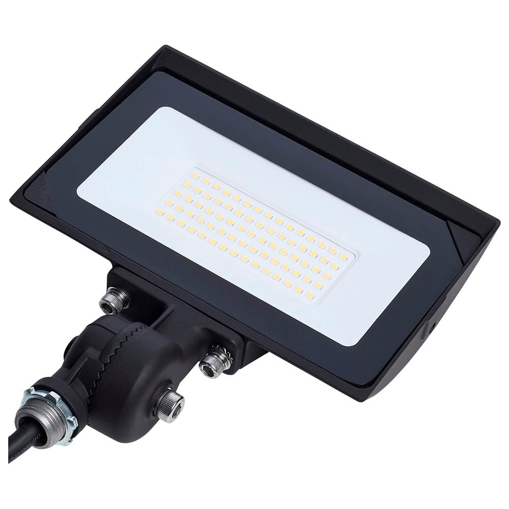 Satco 65-730 Bronze 50 Watt Led Dob Tempered Glass Flood Light - 5000k Cct - Bronze Finish Image 8