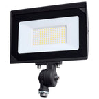 Satco 65-731 Bronze 80 Watt Led Dob Tempered Glass Flood Light - 4000k Cct - Bronze Finish Image 1