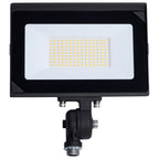 Satco  80 Watt Led Dob Tempered Glass Flood Light - 5000k Cct - Bronze Finish