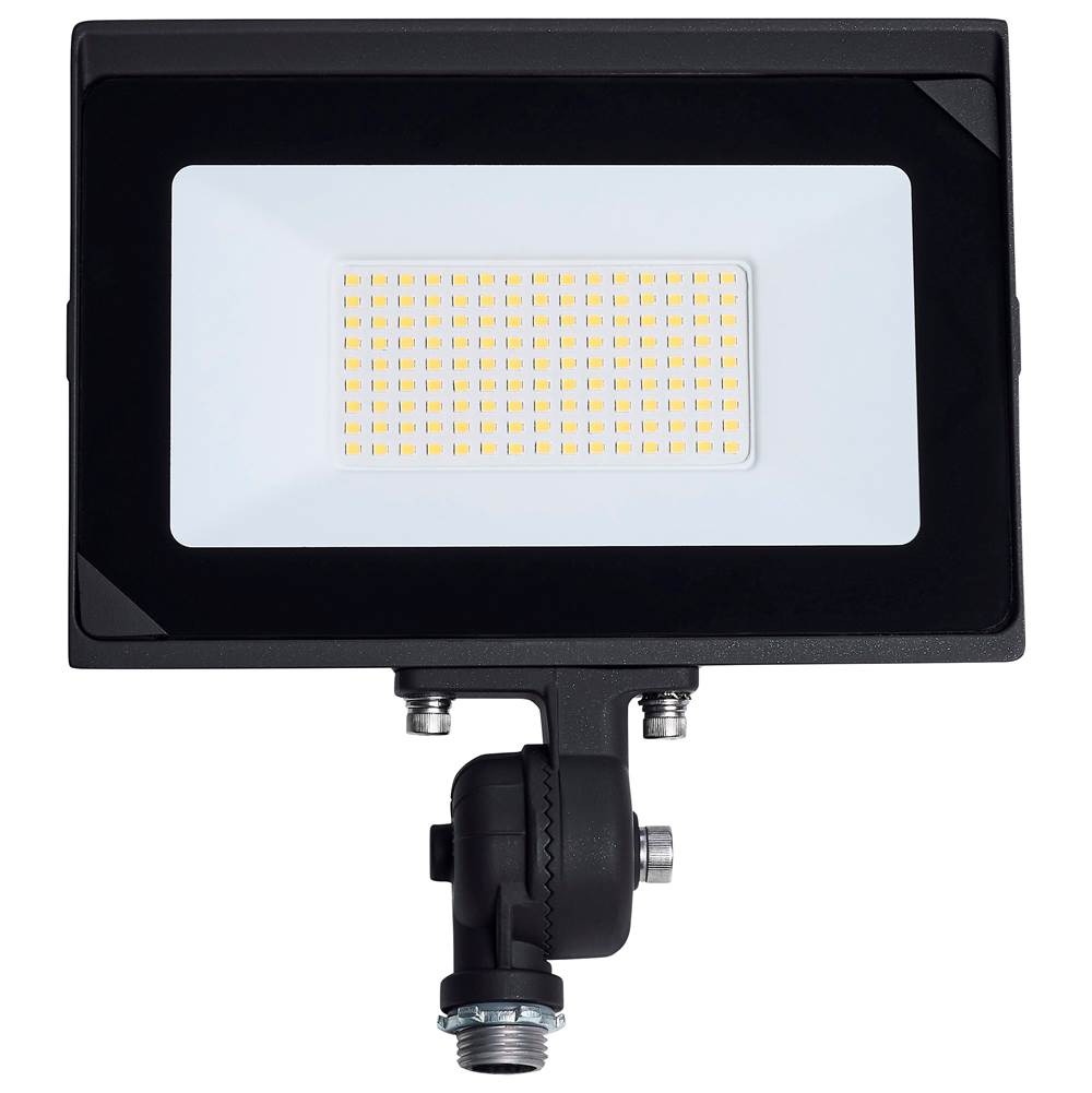 Satco  80 Watt Led Dob Tempered Glass Flood Light - 5000k Cct - Bronze Finish