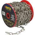 Satco 100 Ft Reel Chain Nickel 8 Ga
