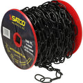 Satco 100 Ft Reel Chain Black 8 Ga