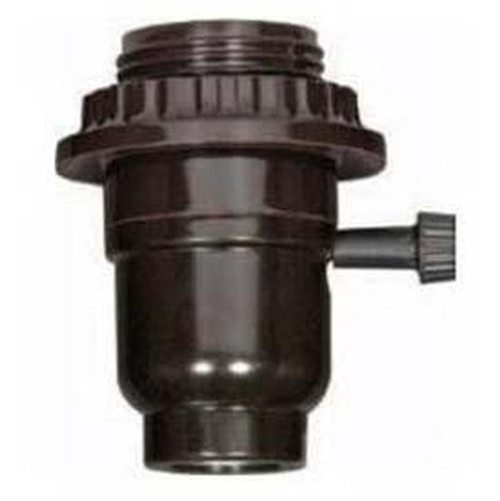 Satco Black Phenolic 3 Terminal With Knob
