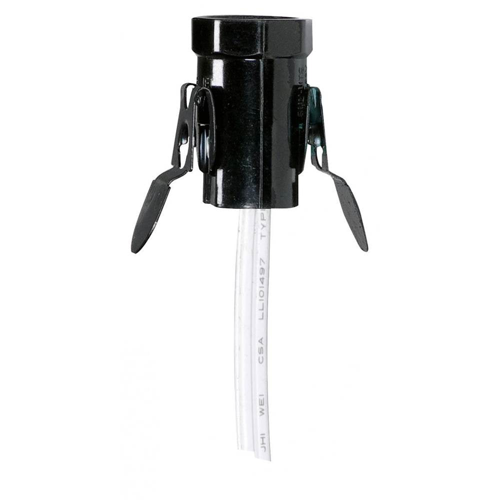Satco Can Snap/in Socket With 24'' White Le
