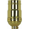 Satco Polished Nickel Solid Brass 3-way Keyless With Ss