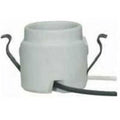 Satco Medium Base Porcelain Socket With Metal Snap