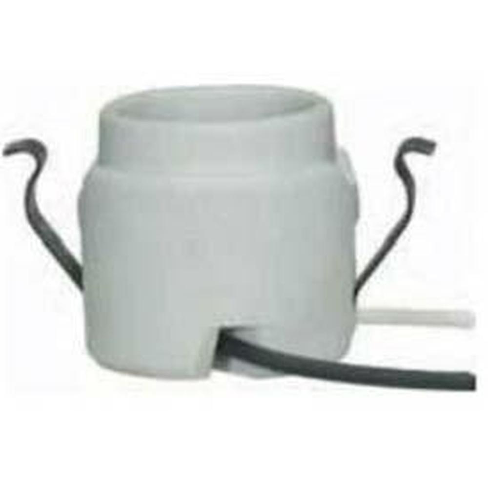 Satco Medium Base Porcelain Socket With Metal Snap