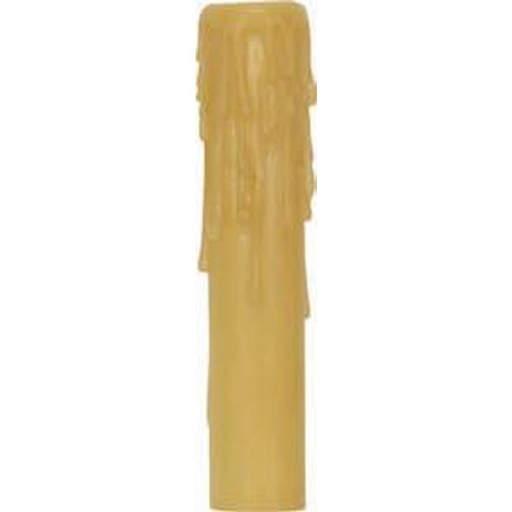 Satco 6'' Amber Candelabra Str. Resin