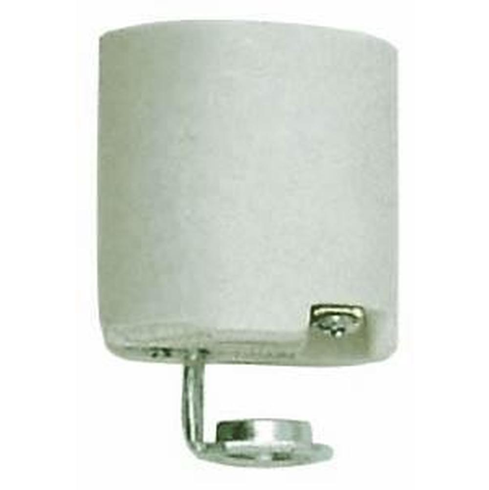 Satco Medium Base Glazed Porcelain Socket With