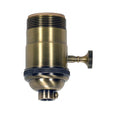 Satco 3-way Cast Brass Socket Reg Antique Brass