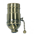 Satco Reg Antique Brass Pull Chain Solid Brass Socket