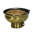 Satco 1/4 Reg Antique Brass Solid Brass Deep Cap