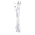 Satco 6 Ft 18/2spt-1 White With Plug And