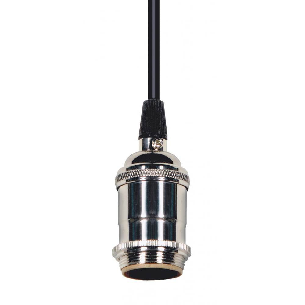 Satco Polished Nickel 4 Pc Solid Brass Keyless Socket