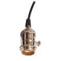 Satco Polished Nickel 4 Pc Solid Brass On/off T/k Socket
