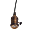 Satco Dark Antique Brass 4 Pc Solid Brass On-off Turn Knob