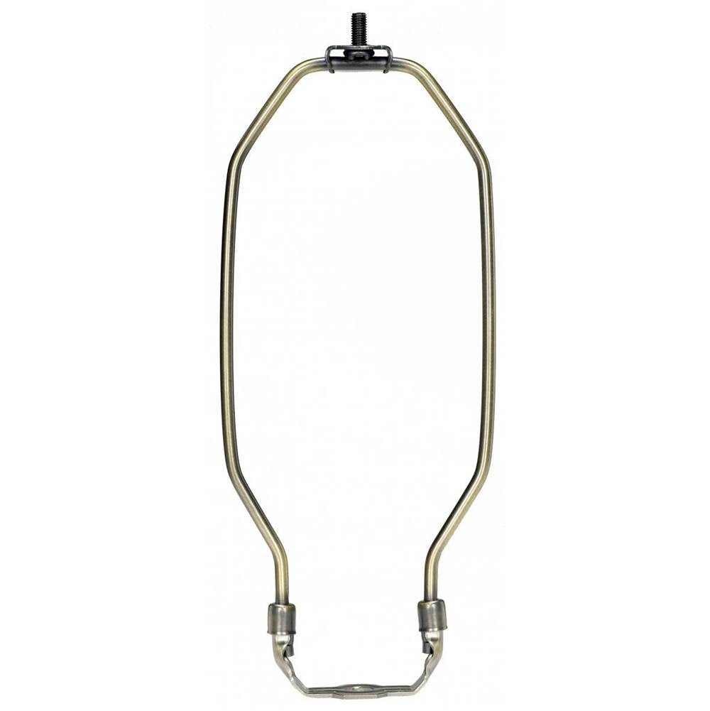 Satco 9-1/2 Antique Brass Heavy Duty Harp