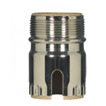 Satco Polished Nickel Solid Brass Shell With Uno Thread