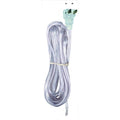 Satco 15 Ft 18/2 Spt-2 105 Cl. Silver