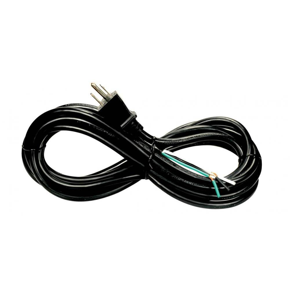 Satco 15 Ft 18/3 Sjtw Black With Plug