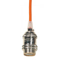 Satco Keyless Polished Nickel Cast Socket