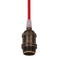 Satco Keyless Dark Ant. Cast Socket