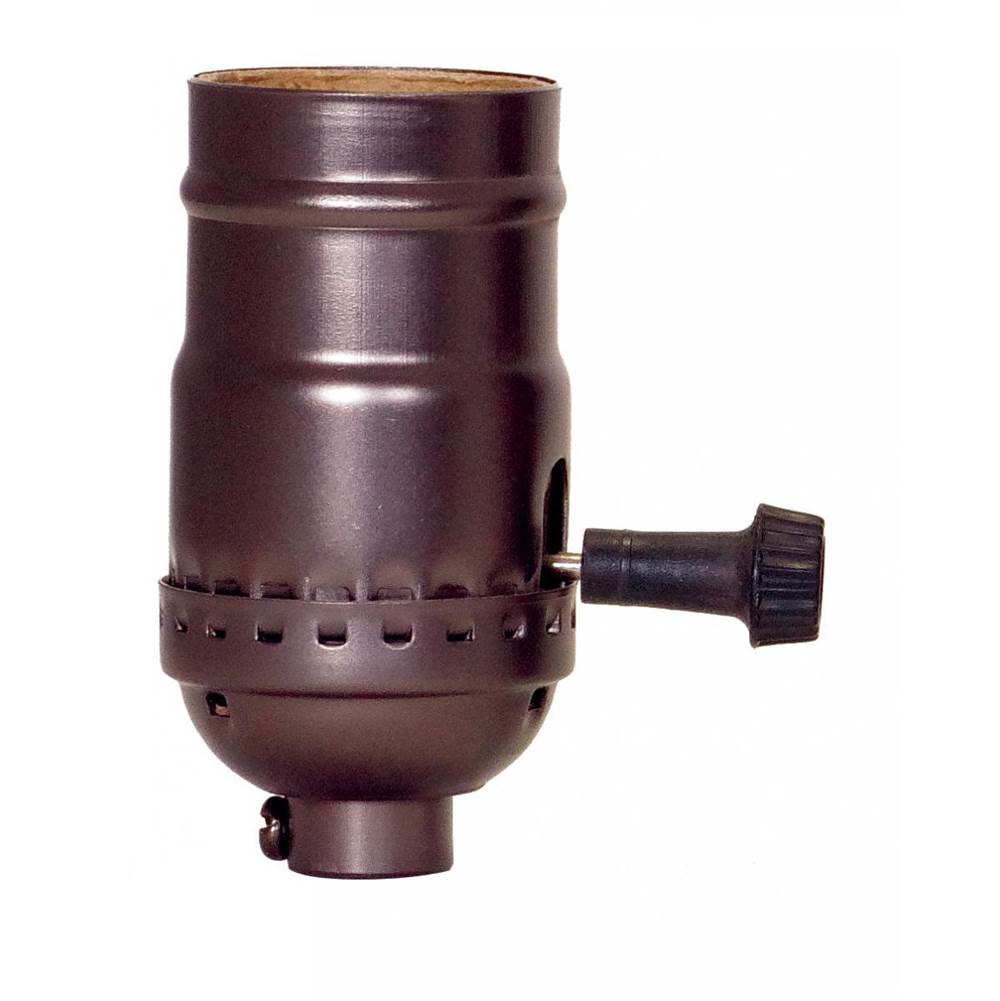 Satco Dark Antique Brass On-off T/k